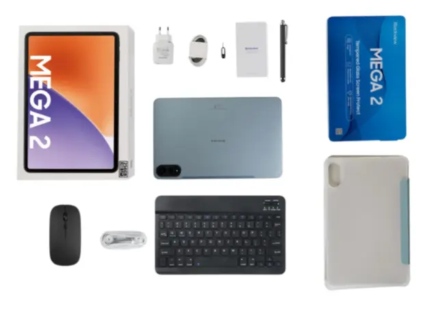 Tablet Blackview Mega 2 LTE 11.97' IPS 6GB 256GB BLUE with case, pen, Bluetooth mouse & keyboard, 6 image