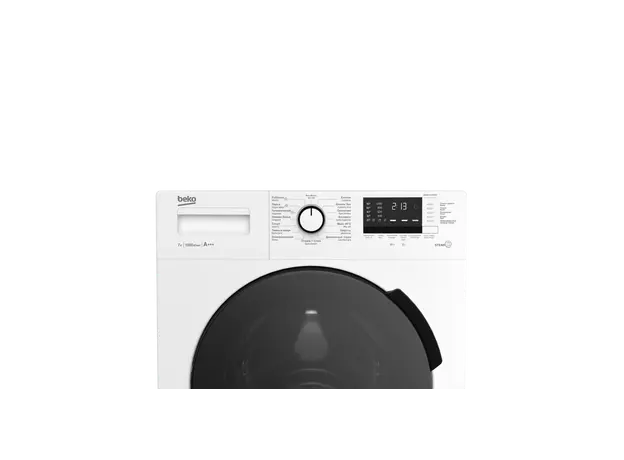Washing machine Beko WSRE7512PRW, 3 image