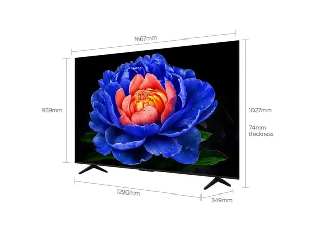 TCL 75P7L TV Google TV HDR10+ Dolby Atmos BT5.4 Wi-Fi 2.4+5GHz DVB-T/T2/C/S/S2 2x15W HDMI1.4/HDMI2.0&HDMI2.1,HDCP1.4 400x400, 6 image
