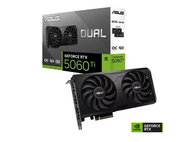 Video Board Asus DUAL-RTX5060TI-O16G-EVO//RTX5060TI, HDMI, DP*3, 16G, D7
