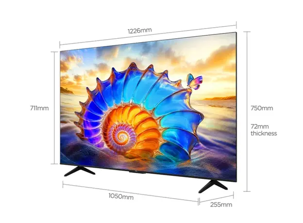 TCL 55V6D Google TV 4K HDR10 WiFi5 BT5.2 Dolby Audio 10W 200X200, 3 image