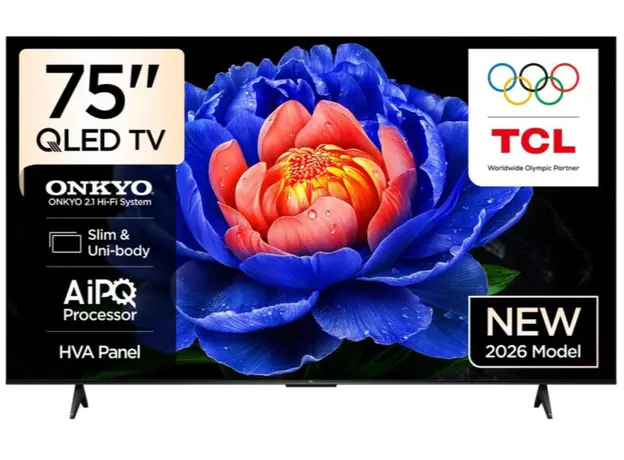 TCL 75P7L TV Google TV HDR10+ Dolby Atmos BT5.4 Wi-Fi 2.4+5GHz DVB-T/T2/C/S/S2 2x15W HDMI1.4/HDMI2.0&HDMI2.1,HDCP1.4 400x400