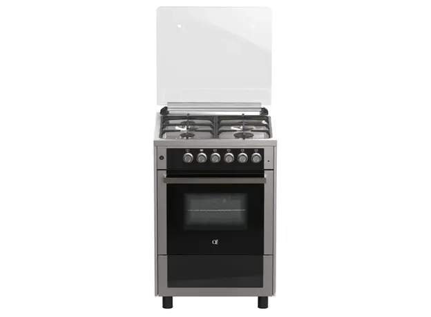 Stove Oz OE 6040 IX / 4Gas / Electric Oven / 60x60x85cm / FFD / Inox