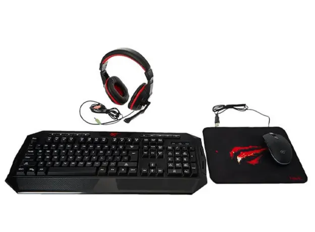 Keyboard, mouse and headset Havit KB501CM Gaming combo keyboard mouse mousepad headset