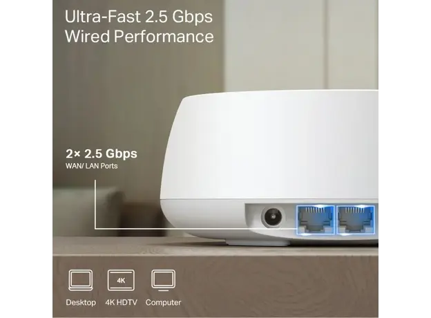TP-link Deco BE25(1-pack) BE3600 Whole Home Mesh WiFi 7 System, 4 image