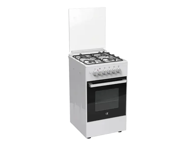 Stove Oz OE 5040 W / 4Gas / Electric Oven / 50x50x85cm / FFD / White