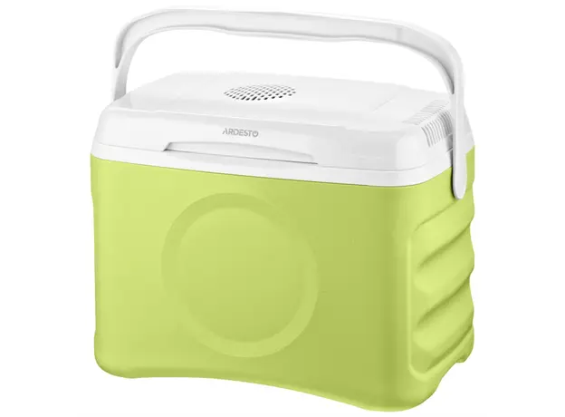 Passenger refrigerator ARDESTO travel refrigerator, 2in1, 21l, 220/12V, heating 55°C, cooling 18-20°C, USB port, 4.3kg, light green
