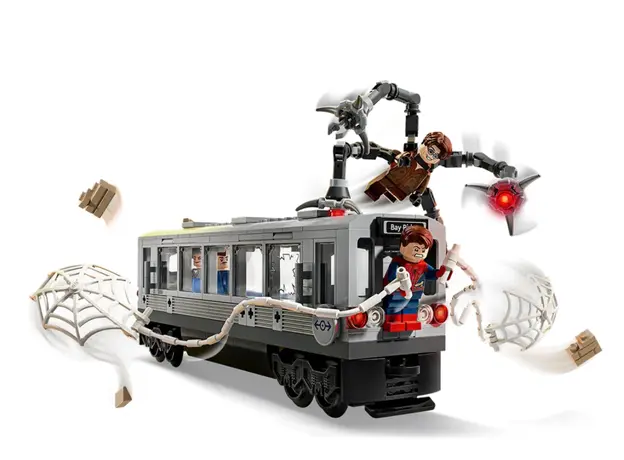 LEGO Constructor Super Heroes Spider-Man vs. Doc Ock Subway Train Scene, 4 image
