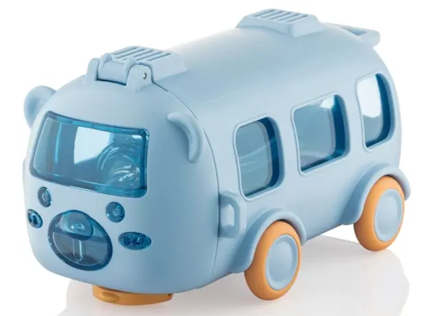 Water bottle Ardesto Bottle Bear Bus 500ml, plastic, light blue, 5 image