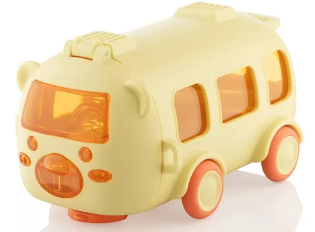 Water bottle Ardesto Bottle Bear Bus 500ml, plastic, yellow, 2 image
