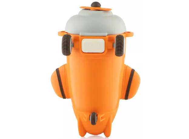 Water bottle Ardesto Bottle Plane 550ml, plastic, orange, 3 image