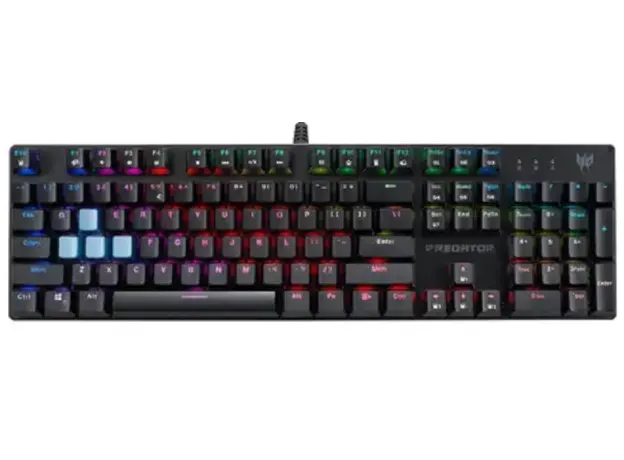 Acer Predator Aethon 303 Keyboard, PKW200, USB, Black, retail pack, US int.