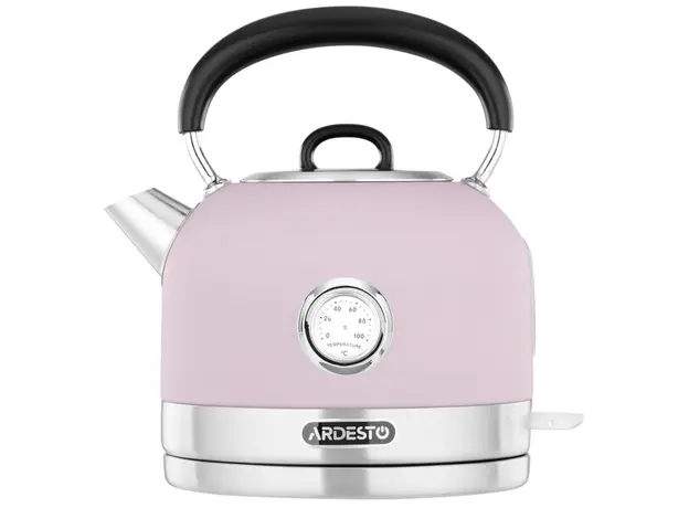 Electric kettle ARDESTO Toaster Lilac Dream, 800W, metal, 2 slots, purple+silver