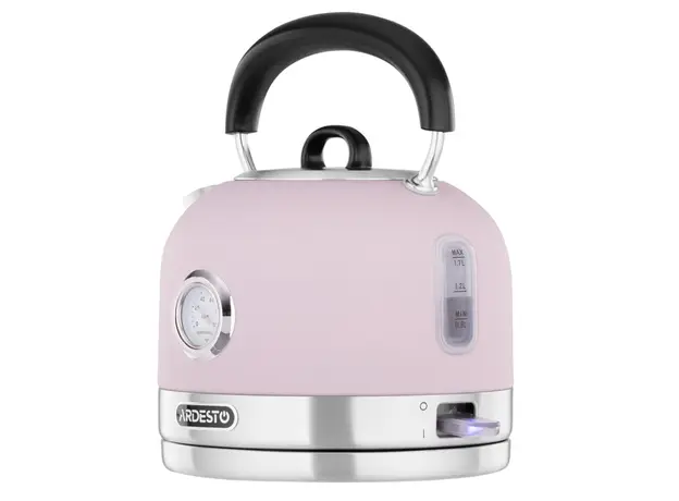 Electric kettle ARDESTO Toaster Lilac Dream, 800W, metal, 2 slots, purple+silver, 2 image