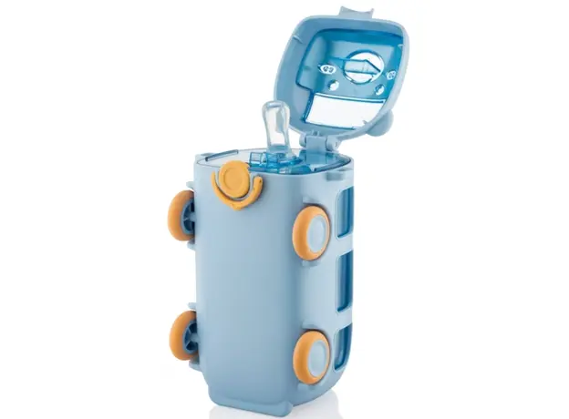 Water bottle Ardesto Bottle Bear Bus 500ml, plastic, light blue
