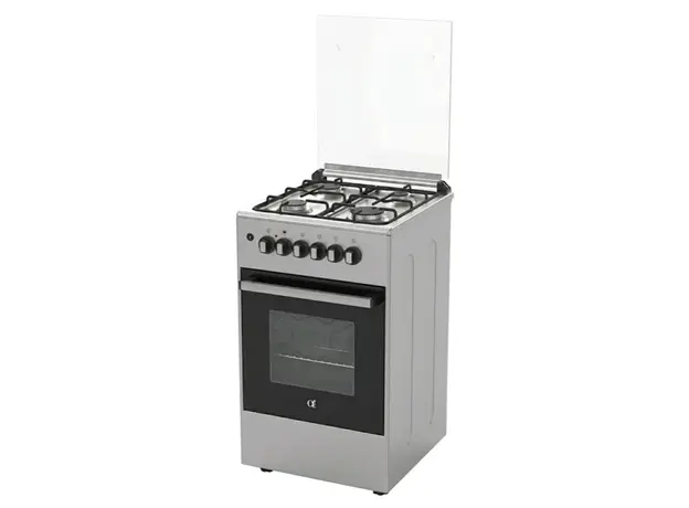 Stove Oz OE 5040 IX / 4Gas / Electric Oven / 50x50x85cm / FFD / Inox