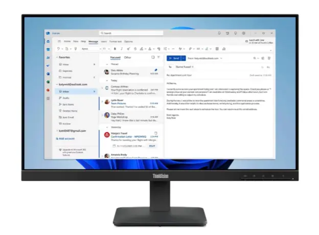 Monitor Lenovo ThinkVision S24-4e 24" FHD 1920x1080 4ms 100 Hz Black