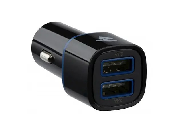 Car USB Charger 2E ACR01 Dual USB Car Charger 2.4A & 2.4A, Black