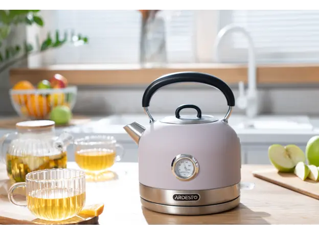 Electric kettle ARDESTO Toaster Lilac Dream, 800W, metal, 2 slots, purple+silver, 5 image