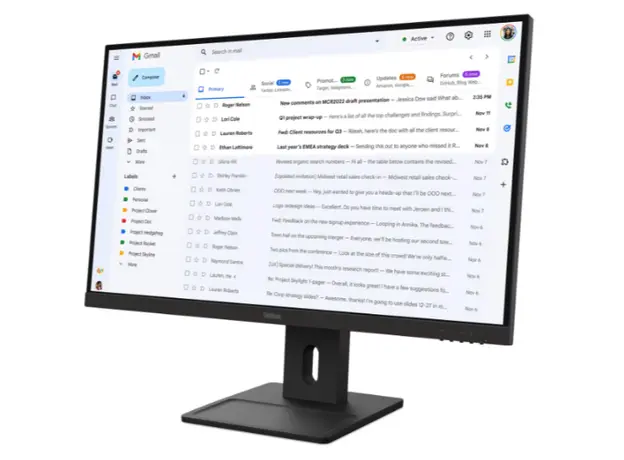 Monitor Lenovo ThinkVision E27-40 27 1920x1080 4ms 100Hz Black, 3 image