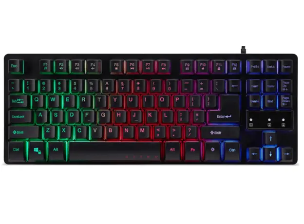 Acer Nitro keyboard, NKW120, USB Standard Black RETAIL PACK US int.