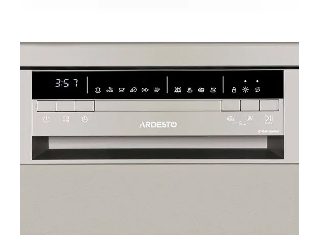 Dishwasher ARDESTO, 13sets, A++, 60cm, display, silver, 3 image