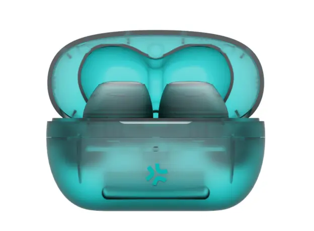 Celly TRANSPARENT TWS BUSD TURQUOISE headphones, 2 image
