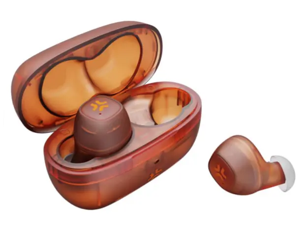Celly TRANSPARENT TWS BUSD ORANGE earphones, 5 image