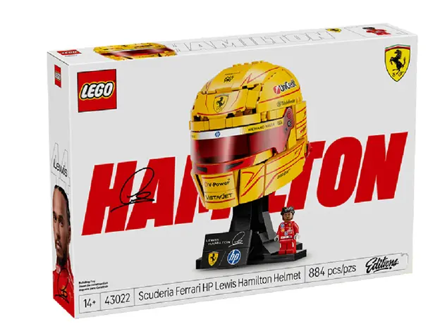 LEGO Constructor Scuderia Ferrari HP Lewis Hamilton Helmet
