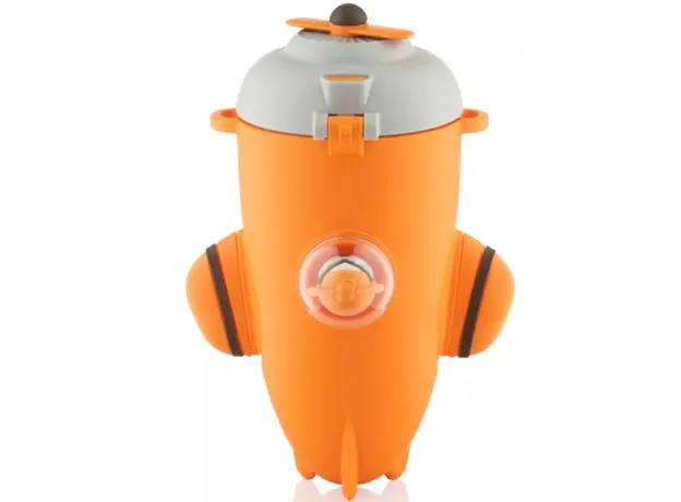 Water bottle Ardesto Bottle Plane 550ml, plastic, orange