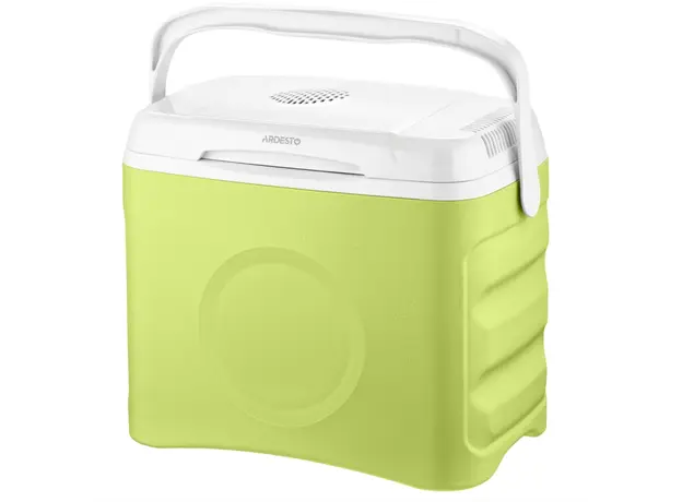Passenger refrigerator ARDESTO travel refrigerator, 2in1, 25l, 220/12V, heating 55°C, cooling 18-20°C, USB port, 4.8kg, light green