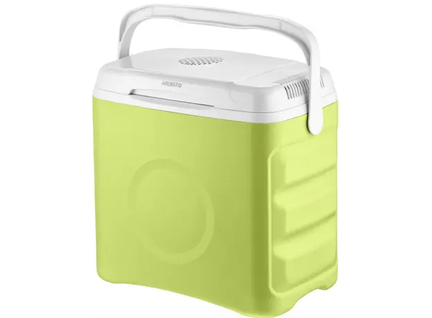 Passenger refrigerator ARDESTO travel refrigerator, 2in1, 29l, 220/12V, heating 55°C, cooling 18-20°C, USB port, 5kg, light green