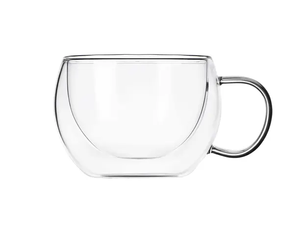 Latte glasses set ARDESTO Double wall borosilicate glass mug set Ardesto, 300 ml, 2 pcs