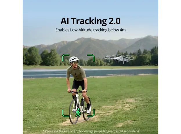 Potensic Drone ATOM 3 Screen Remote (Standard Kit) AI Tracking Grey with PDT 2, PixSync 5.0 Grey, 5 image