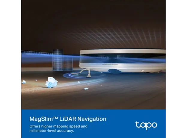 Robot Vacuum TP-LINK LiDAR Navigation Robot Vacuum and Mop with Auto-Empty Dock, 9 image