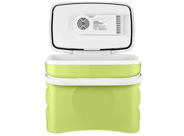Passenger refrigerator ARDESTO travel refrigerator, 2in1, 21l, 220/12V, heating 55°C, cooling 18-20°C, USB port, 4.3kg, light green, 2 image