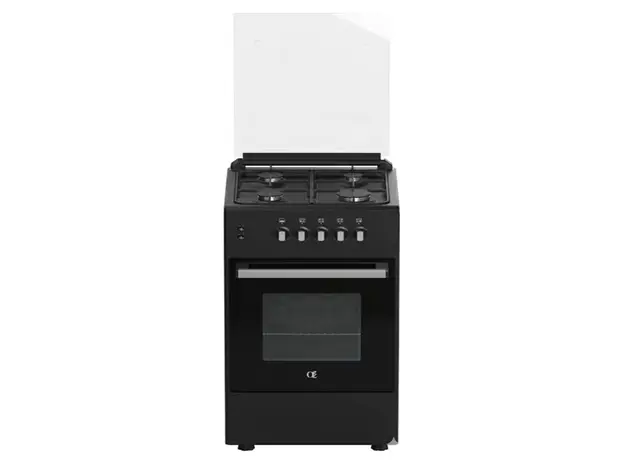 Stove Oz OG 5040 BL / 4Gas / Gas Oven / 50x50x85cm / FFD / Mate Black