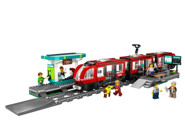 LEGO Constructor City Downtown streetcar and station, 2 image