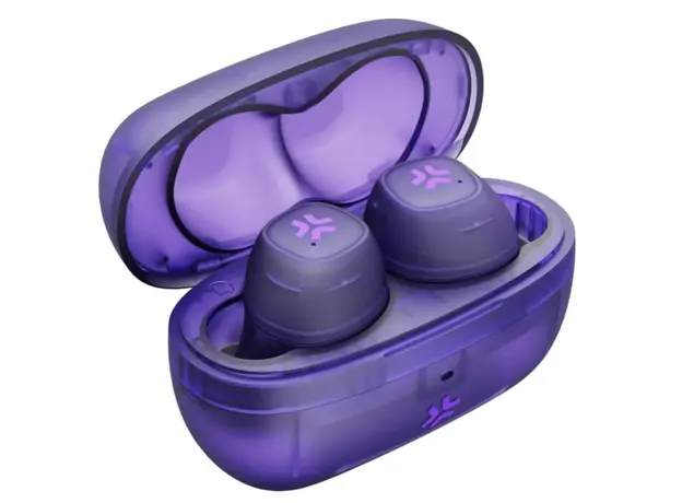 Celly TRANSPARENT TWS HEADPHONES LILAC