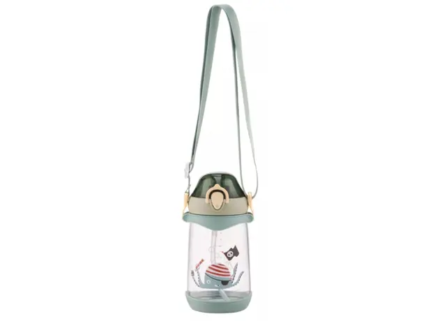 Water bottle Ardesto Bottle for kids Octopus, 500ml, plastic, green, 3 image