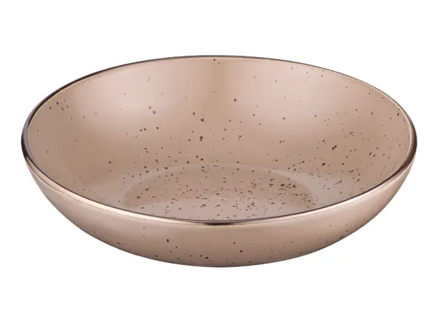ARDESTO Soup plate Emilia, 820ml, 20cm, ceramic, brown 767637175999