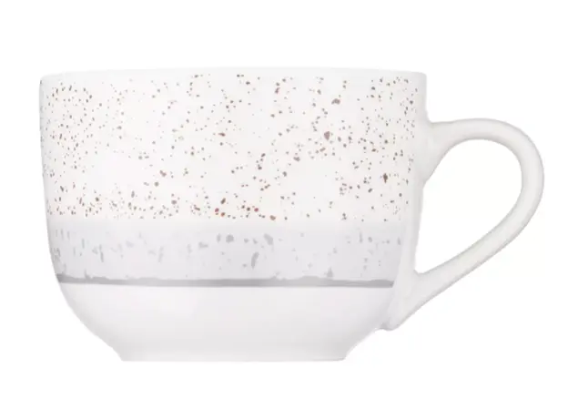 ARDESTO Mug Siena, 500ml, porcelain, white-gray 767637177597, 2 image