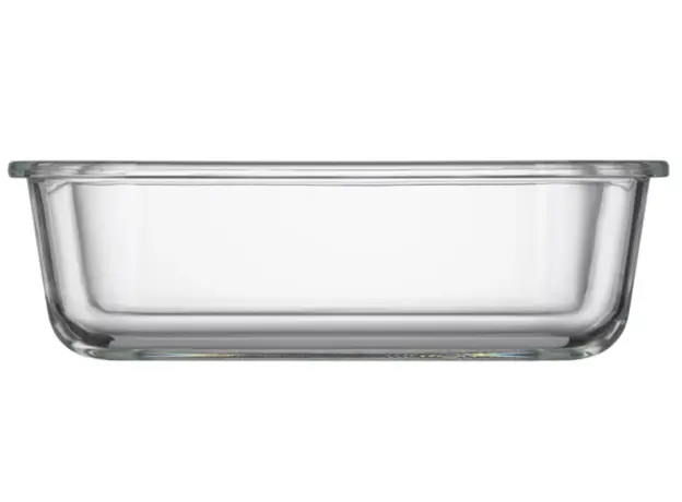 Ardesto Food storage container Gemini 1.06l, borosilicate glass, plastic, rectangular, transparent, 4 image