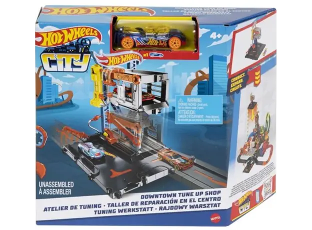 Playset Mattel HW City Downtown Repair Station