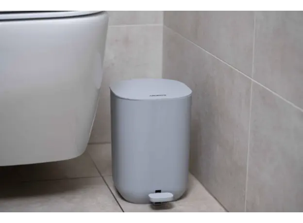 Trash can ARDESTO Step bin Vigor, 3l, polypropylene, grey 767637180733, 4 image