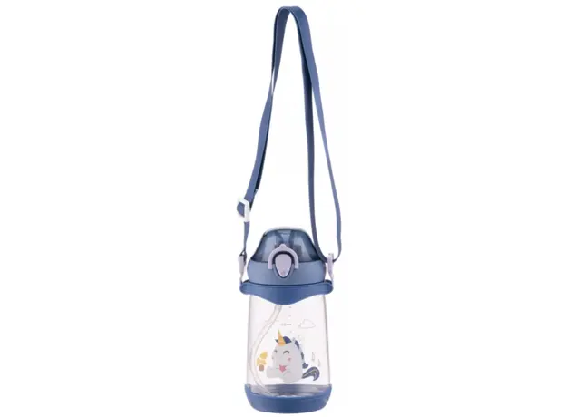 Ardesto Bottle for kids Unicorn, 500ml, plastic, blue, 4 image