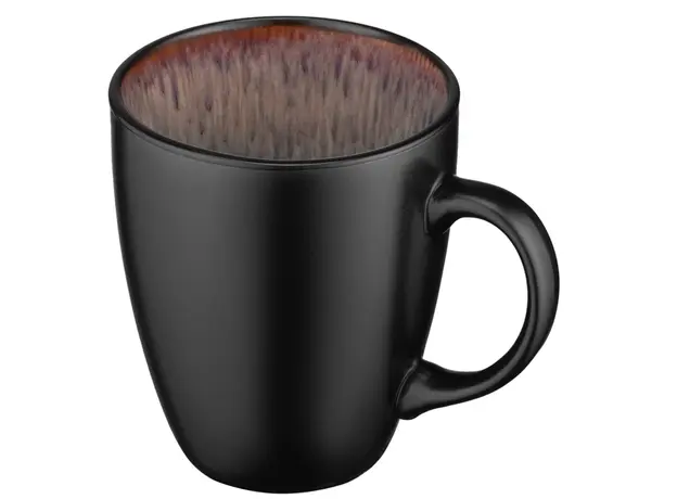 Cup Ardesto Mug Bolzano, 380ml, ceramic, black-brown, 3 image