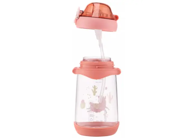 Ardesto Bottle for kids Llama, 500ml, plastic, pink, 3 image
