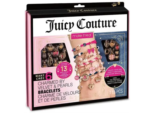 Accessory set Make It Real Juicy Couture Charmed by Velvet and Pearls Bracelet Kit