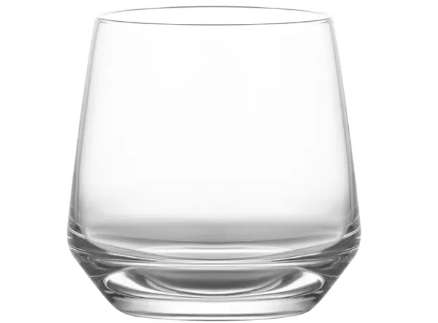 Glass set Ardesto Low Glass Gloria Shine, 345ml, 3pcs, glass, transparent